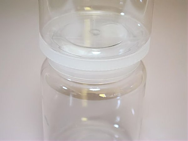 画像2: ネジ式硬質クリアボトル 800ml （積み重ね可能） (2)